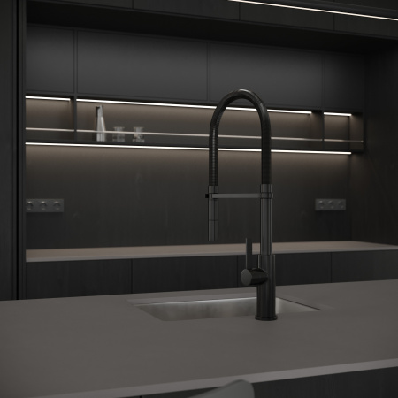 Накладной профиль для светодиодной ленты Line HSBL_0198-2м, белый