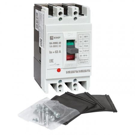 EKF Basic Автоматический выключатель ВА-99МL 63/ 63А 3P 15кА