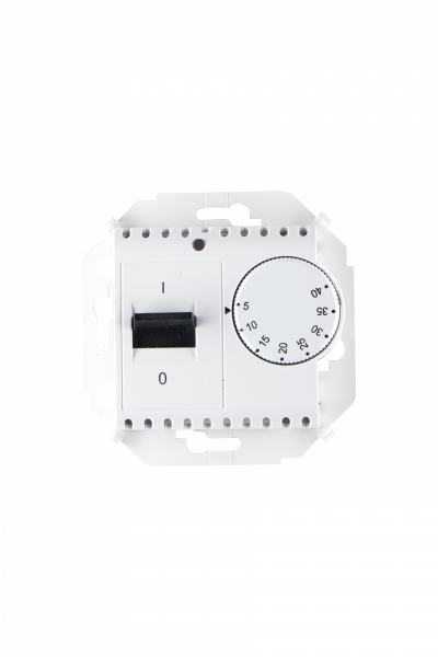 Simon 15 Белый Регулятор тёплого пола, с зондом, 16А, 230В, 3600Вт, 5-40град, IP20