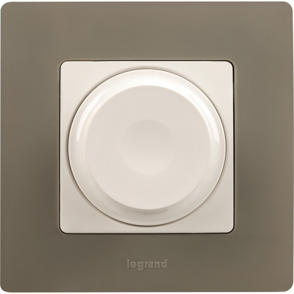 Legrand Etika Белый Светорегулятор поворотный, 300Вт, без нейтрали