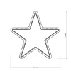 Arlight Фигура ARD-STAR-M1-295x275-36LED Warm (230V, 2.5W) (Ardecoled, IP65)