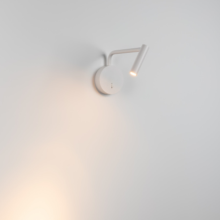 Arlight Светильник SP-VERDI-LONG-WALL-3W Warm3000 (WH, 20 deg, 230V) (IP20 Металл, 3 года)