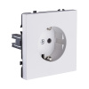Розетка штепсельная SCHUKO 16A/250 В, белый глянцевый Kollinger Eclipse EC-014WG