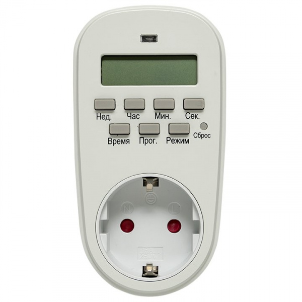 EKF PROxima Розеточный электронный таймер SAT-20p 16A недельный