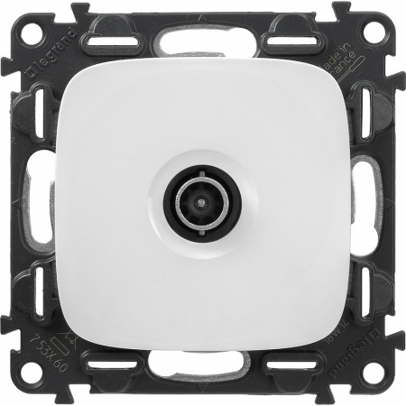 Legrand Valena ALLURE DIY Бел Розетка TV оконечная, 10 дБ, 0-862 МГц
