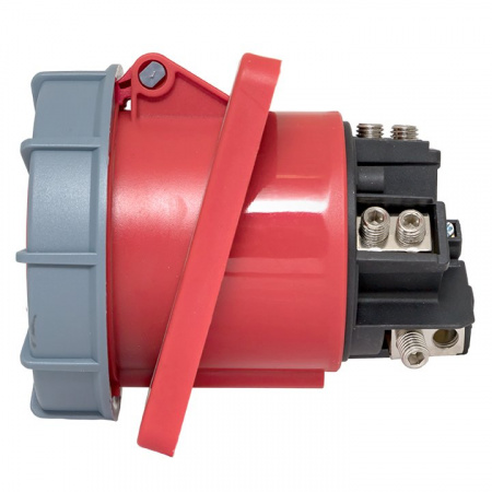 EKF PROxima Розетка стационарная внутренняя угловая 4442 3Р+РЕ 125А 380В IP67