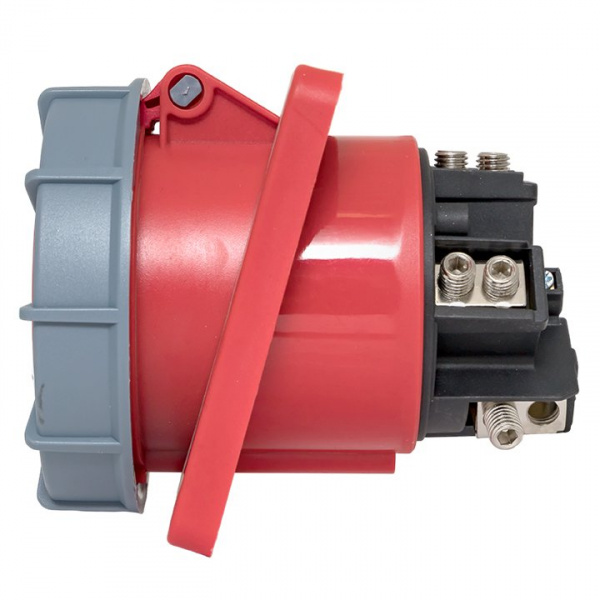 EKF PROxima Розетка стационарная внутренняя угловая 4442 3Р+РЕ 125А 380В IP67