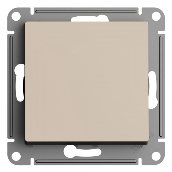 SE AtlasDesign Песочный Переключатель 1-клавишный, сх.6, 10АХ, механизм