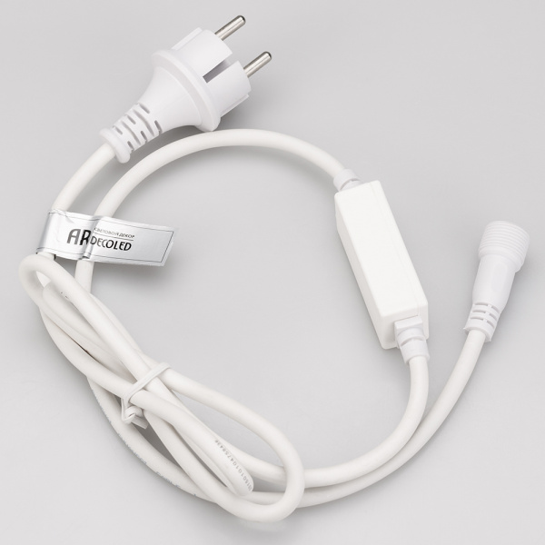 Arlight Шнур питания ARD-PRO-STD-1.5M White (230V, 1.6A) (Ardecoled, Закрытый)