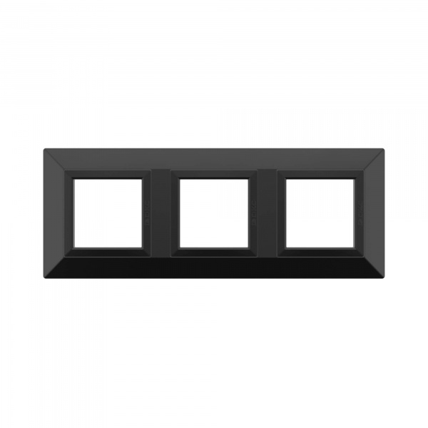 DKC Avanti Черный Металл Рамка 6 модулей