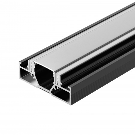 Arlight Профиль STRETCH-20-CEIL-D-CENTER-2000 BLACK (Алюминий)