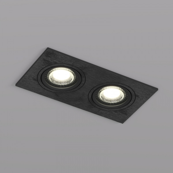 DK3022-BK Встраиваемый светильник, IP 20, 10 Вт, GU5.3, LED, черный, пластик