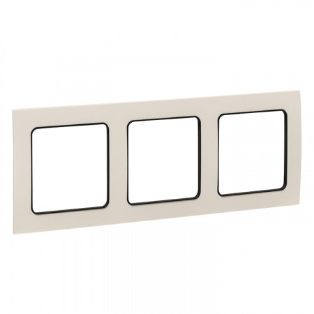 EKF PROxima Стокгольм Белый Линяя черная Рамка 3-ая