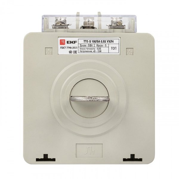 EKF PROxima Трансформатор тока ТТЕ-A-100/5А с клеммой напряжения класс точности 0,5S
