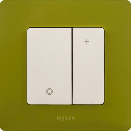 Legrand Etika Белый Светорегулятор нажимной, 400Вт