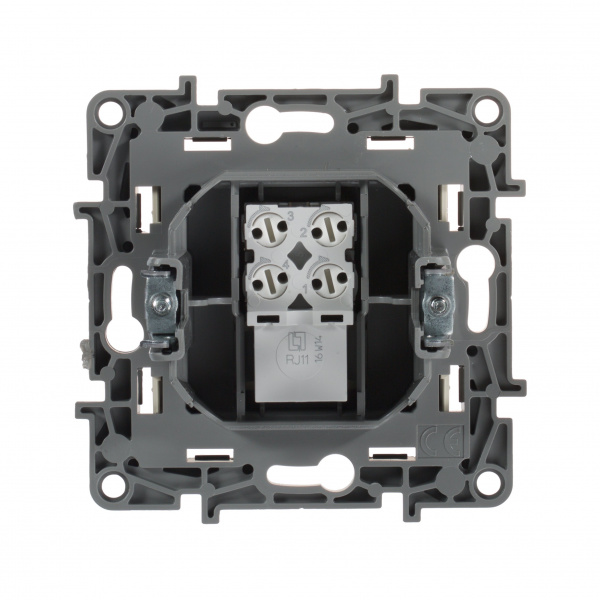 Legrand Etika Слоновая кость Розетка телефонная (RJ11)