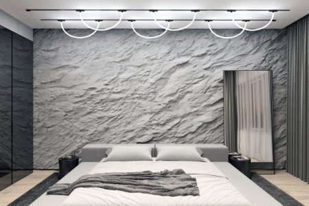 DK5357-BK Светильник для трека Air, серия Ray 4000 со светодиодом, ?22*L1000MM, 48V DC, 12W, RA?90, 360°, 4000K, IP20, черный, алюминий