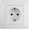 Legrand Valena LIFE DIY Бел Розетка 1-ая с/з, безвинт.зажим