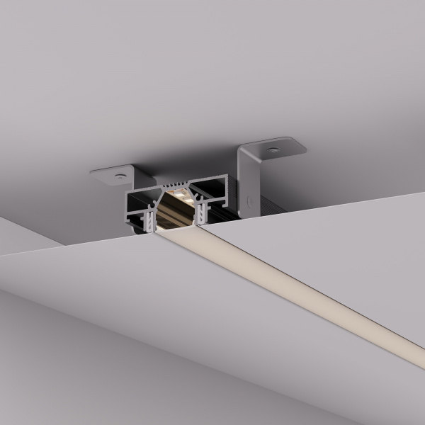 Arlight Профиль STRETCH-20-CEIL-D-CENTER-2000 BLACK (Алюминий)