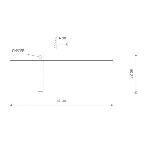 Настенный светодиодный светильник Nowodvorski Triangles Led 8115