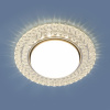 Встраиваемый точечный светильник с LED подсветкой 3027 GX53 CL прозрачный Elektrostandard Kolo a043158
