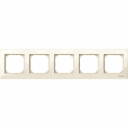 SE Merten SM M-Plan Беж глянец Рамка 5-ая