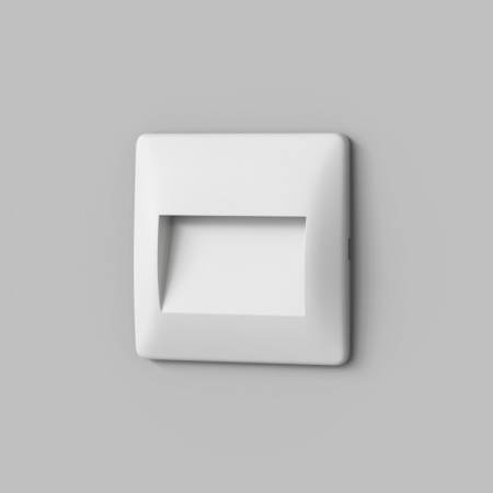 Светильник встраиваемый в стену HELM, IP65, LED 3000K, 2.5 Вт, белый, пластик