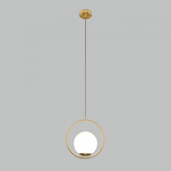 Подвесной светильник с плафоном 50089/1 золото Eurosvet Ringo