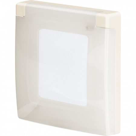 Legrand INSPIRIA Слоновая кость Рамка с защитной крышкой IP 44