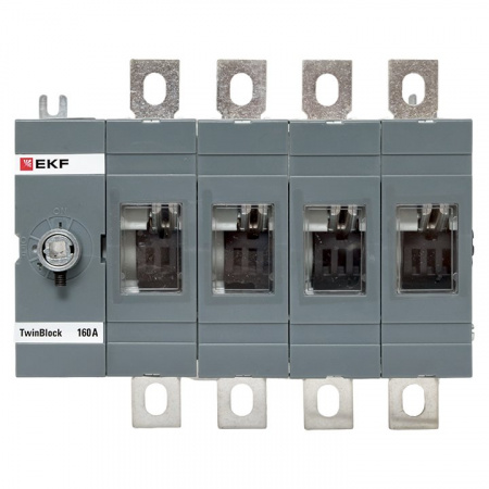 EKF Рубильник 160A 4P без рукоятки управления TwinBlock