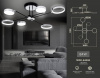 Потолочная светодиодная люстра Ambrella light Comfort Line FL5155