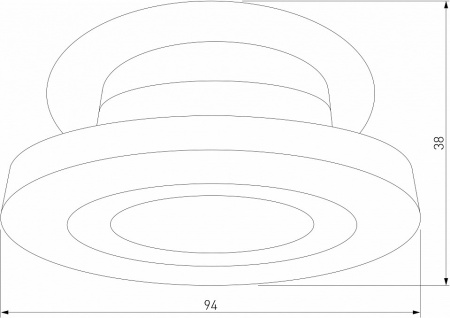 Встраиваемый светодиодный светильник 6W 4000K белый 25084/LED Elektrostandard Surf a063674
