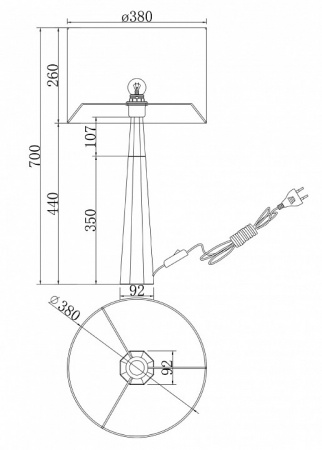 Настольный светильник Z030TL-01BS1 Maytoni Bianco