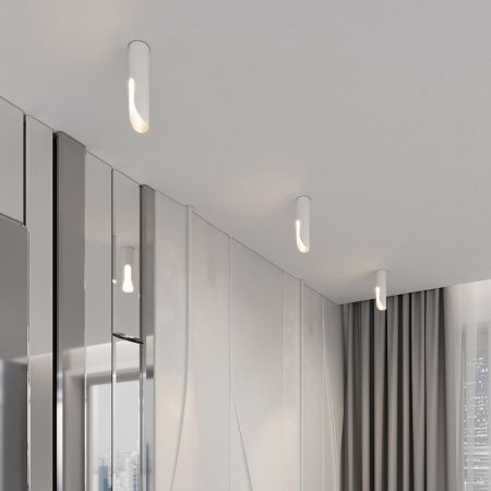 Светильник потолочный светодиодный Apex 7W 3000K белый 25113/LED Elektrostandard Apex a068289