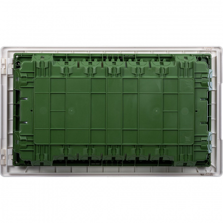 Legrand Practibox Распределительный бокс скрытого монтажа IP40 IK07 1 рейка 18М с клеммиком заземления белая дверь