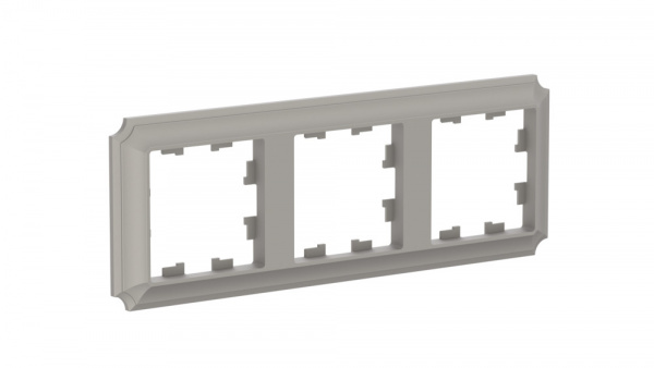 Systeme Electric AtlasDesign Antique Шампань Рамка 3-ая, универсальная