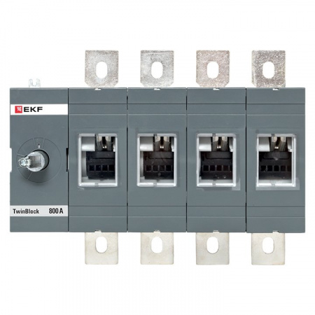 EKF Рубильник 800A 4P без рукоятки управления TwinBlock