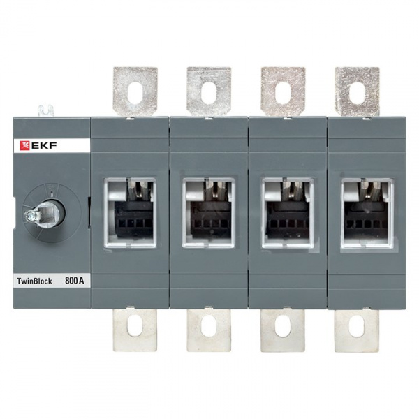 EKF Рубильник 800A 4P без рукоятки управления TwinBlock