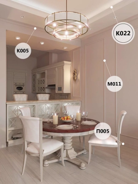 Карниз KX022, 45х30, 2000мм, Экополимер/25 Карниз KX022, 45х30, 2000мм, Экополимер/25