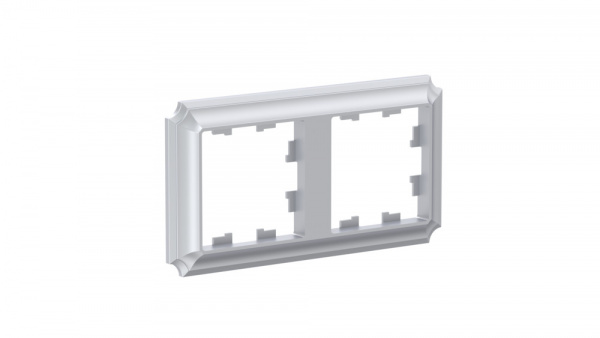 Systeme Electric AtlasDesign Antique Алюминий Рамка 2-ая, универсальная