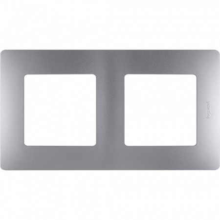 Legrand Etika Алюминий Рамка 2-ая