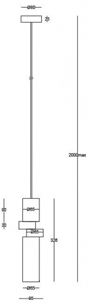 Подвесной светильник MOD303PL-01CFL3 Maytoni Palette