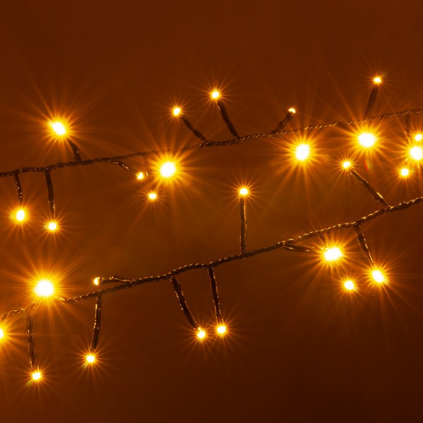 Гирлянда нить 'Мишура' теплый белый 5м IP20 400-004 теплый белый Eurosvet Мишура