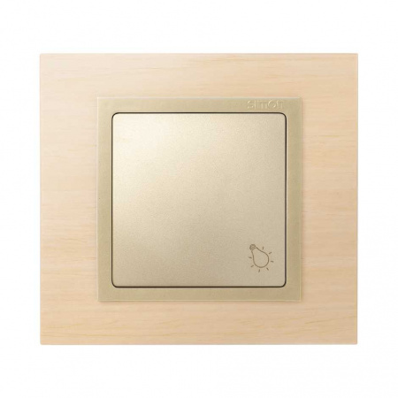 Simon 82 Шампань Клавиша 1-ая с символом "свет"