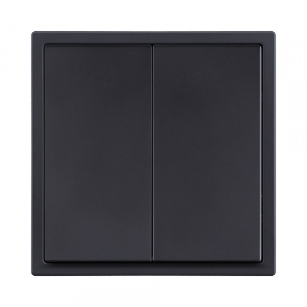 Рамка 1-постовая, черный матовый Kollinger Eclipse EC1BK