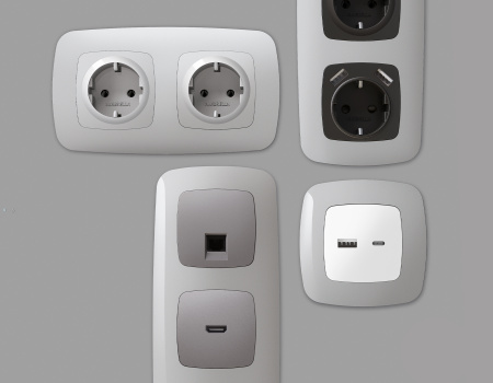 Рамка OMEGA Ecta (Серебро глянец) 3-ая OF140403