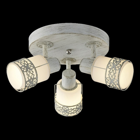 Спот 20026/3 белый с золотом Eurosvet Silvia