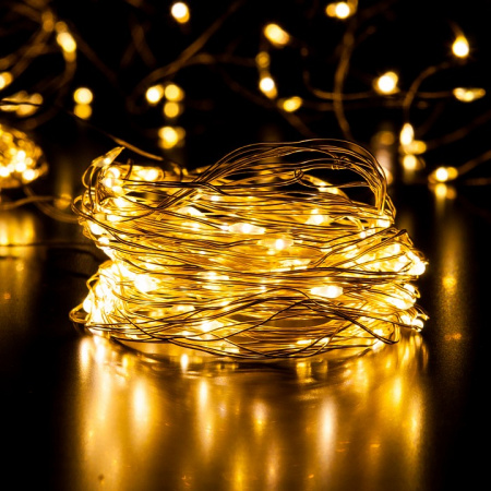 Гирлянда занавес 'Роса' теплый белый 2*3м IP20 200-004 теплый белый Eurosvet Роса