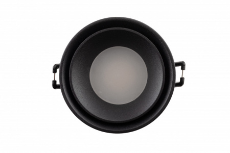 DK2403-BK Встраиваемый светильник влагозащ., IP 44, 10 Вт, GU10, черный, алюминий