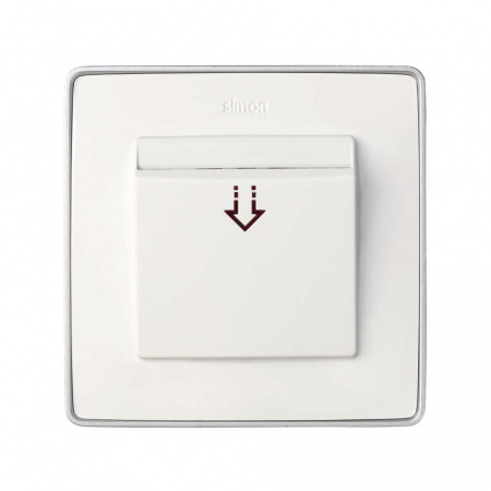 Simon 75 Мех Выключатель под карточку с таймером со свет.индикат., 0,5с-10 мин, 5А 230В, S82,82Н,82Д,88